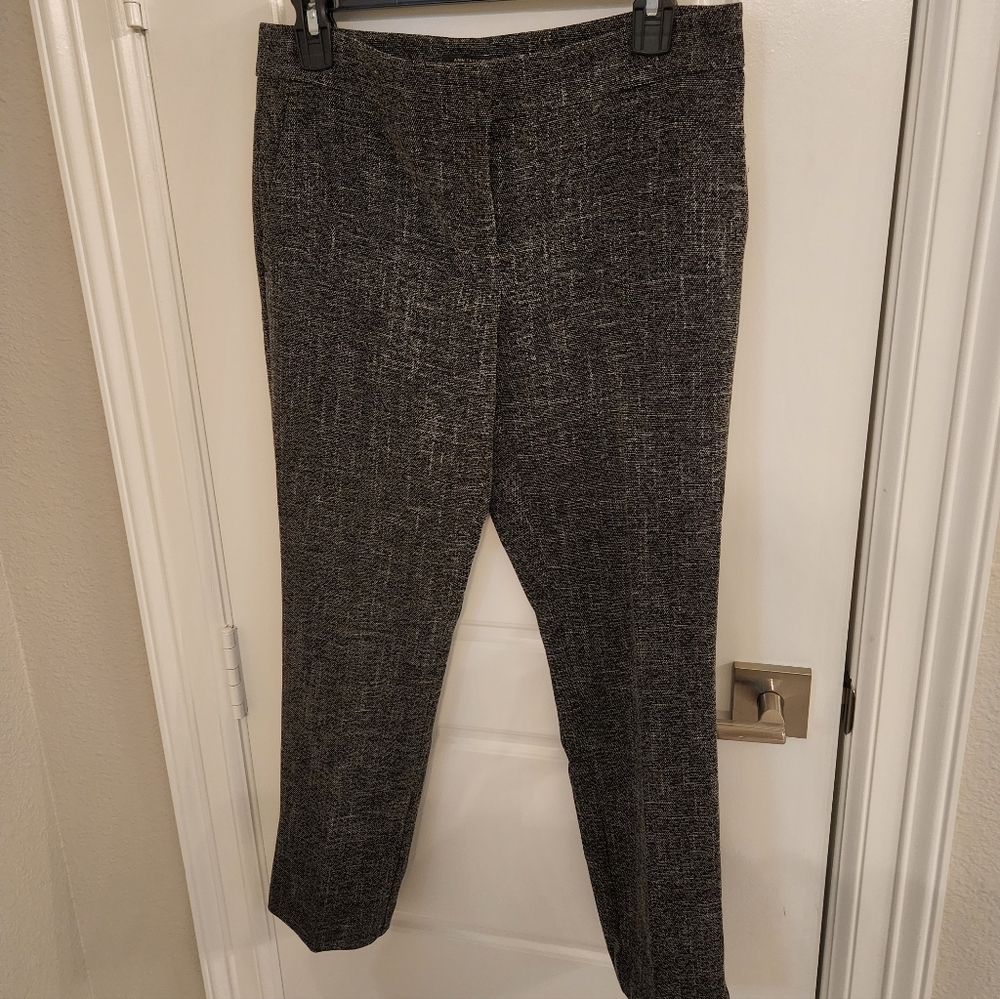 Ann Taylor Men's Charcoal and Black Dress  Suit Pants